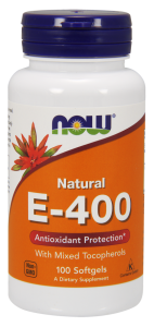 NOW Foods Witamina E- 400 mieszanka tokoferoli  (100 kap)