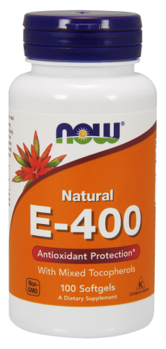 NOW Foods Witamina E- 400 mieszanka tokoferoli  (100 kap)