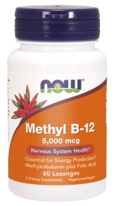 NOW Foods Methyl B-12 5000 mcg  do ssania (60 kap)