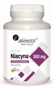 Aliness Niacyna Amid kwasu nikotynowego 500 mg  (100 kaps)