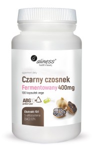 Aliness Czarny czosnek fermentowany 400 mg  (100 kap)