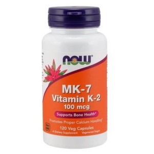 NOW Foods MK7 – Witamina K2, 100 mg (120 kap)