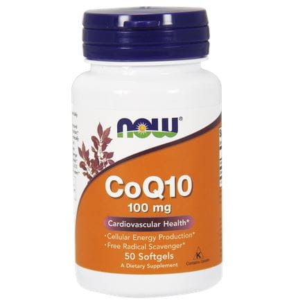 NOW Foods  Koenzym Q10  100 mg +witamina E   (50 kap)