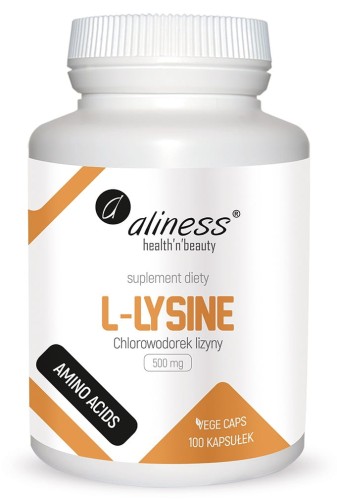 Aliness L-Lysine  Lizyna 500 mg (100 kap)