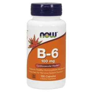 NOW Foods witamina B6 100mg (100 kap)