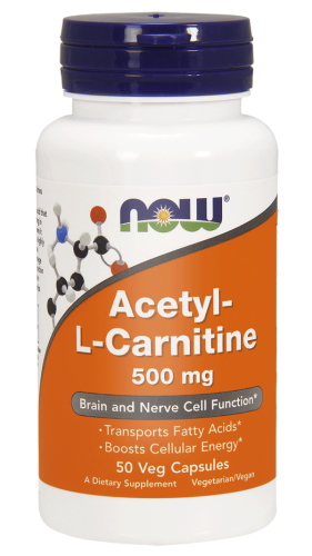 NOW Foods ALC 500mg Acetyl-L Karnityna 500 mg (50 kap)