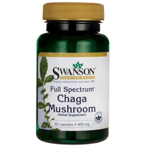 Swanson Full Spectrum Chaga Mushroom (60 kap)