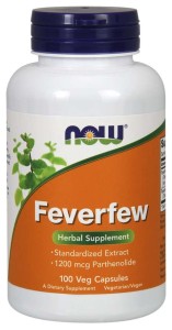 NOW Foods Feverfew – Złocień maruna (100 kap)