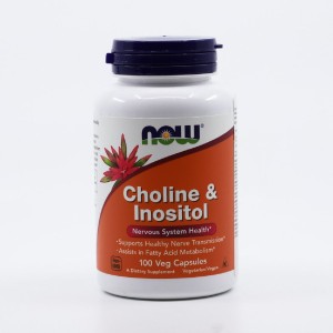 NOW Foods Choline i inositol / cholina i inozytol 500 mg (100 kap)
