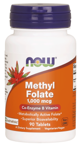 NOW Foods Methyl Kwas Foliowy Foliany 1000 mcg(90 tab)