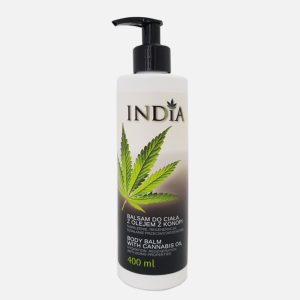 India Balsam do ciała z olejem z konopi 400 ml