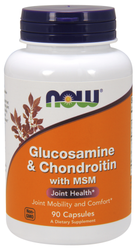 Now Foods Glukozamina & Chondroityna  z  MSM - (90 kap)