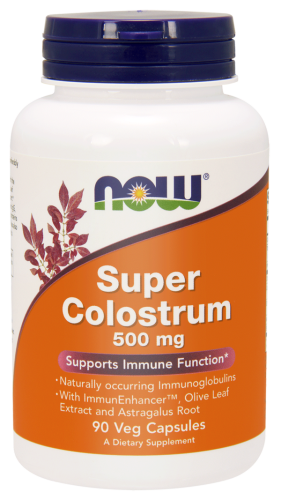 NOW Foods Super Colostrum (kolostrum)500 mg ( 90 kap)