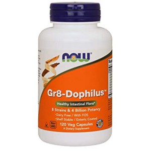 NOW Foods Gr8 Dophilus Probiotyk 8 szczepów (120 kap)