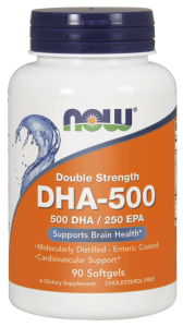 NOW Foods DHA 500  (90kap)