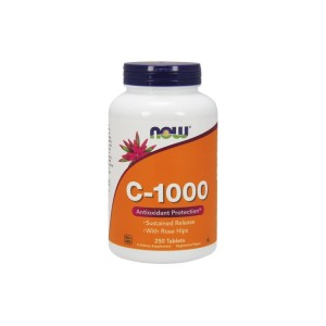 NOW Foods Witamina C 1000 z dziką różą i biofl. (250tab)