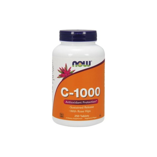 NOW Foods Witamina C 1000 z dziką różą i biofl. (250tab)