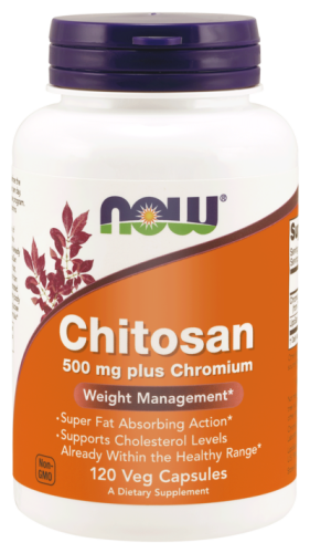 NOW Foods Chitosan 500 mg Chrom ( 120 kap)