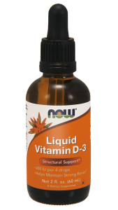 NOW Foods witamina d3 w płynie (59 ml)
