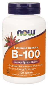 NOW Foods B-100 przedłużone uwalnianie (100 tab)