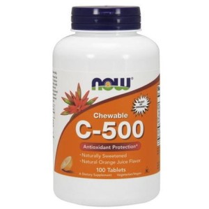 NOW Foods Witamina C-500 do ssania   (100 tab)