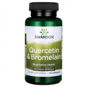 Swanson Kwercetyna i Bromelina- (100 kap)