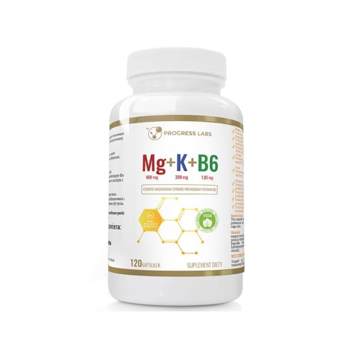 Progress Labs Magnez + Potas + B6  (120kap)