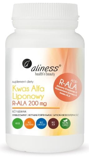 Aliness Kwas Alfa Liponowy R-ALA 200 mg (60 tab)