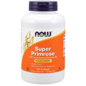 NOW Foods Super Primose olej z wiesiołka  (120 kap żel)