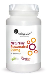 Aliness Naturalny  Resveratrol 250 mg Resweratrol (60 kap)
