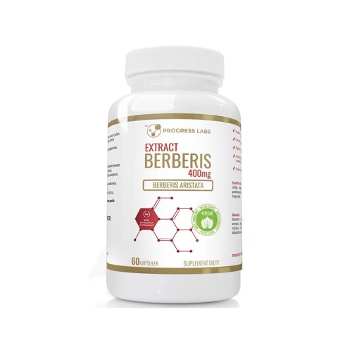 Progress Labs Berberis Aristata Berberyna  400mg (60 kap)