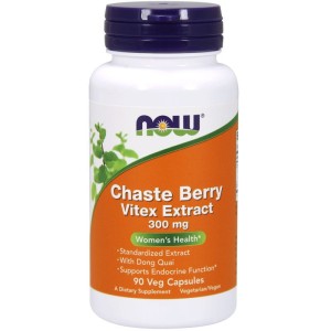 Now Foods Chaste Berry Vitex extrakt 300 mg( 90 kap)