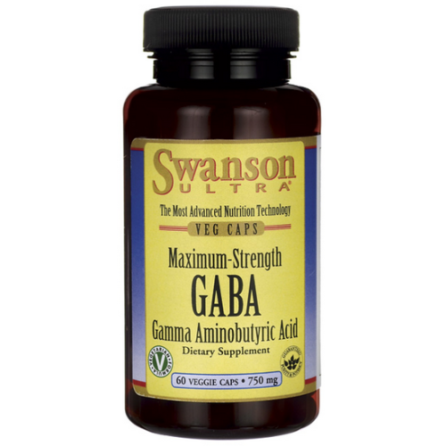 Swanson GABA Forte 750mg - (60 kap)