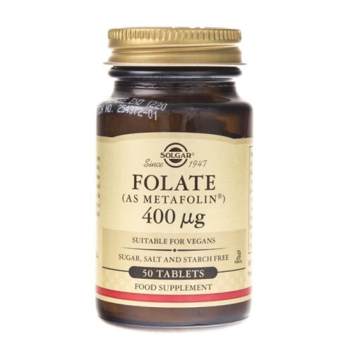 Solgar  Folate Foliany 400 mcg ( 50 tab)