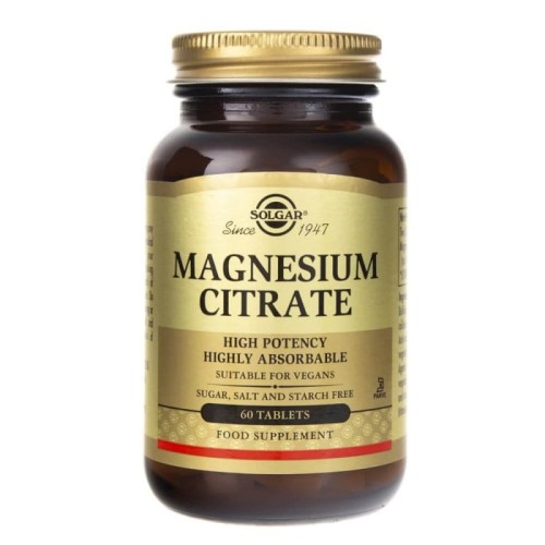 Solgar Cytrynian Magnezu  (60 tab)