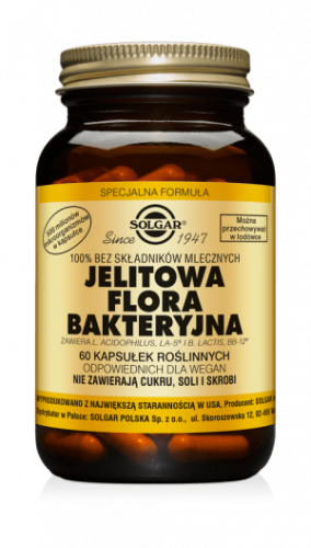 Solgar Jelitowa flora bakteryjna (60 kap)