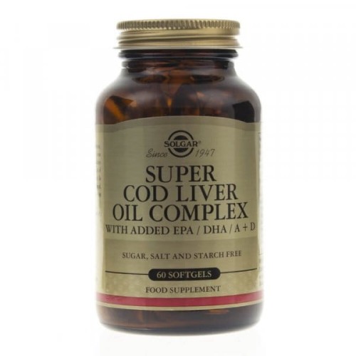 Solgar Cod Liver Oil  Tran Super (60 kap)