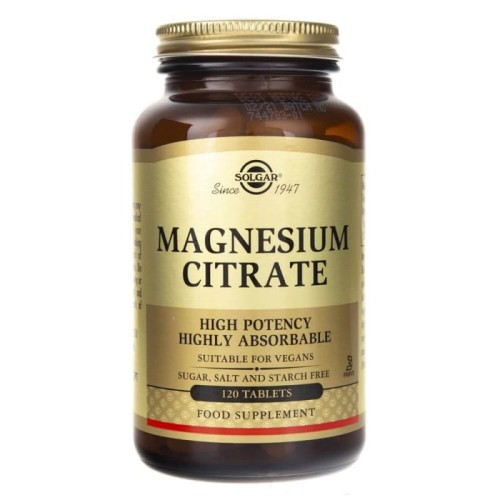 Solgar Cytrynian Magnezu  (120 tab)
