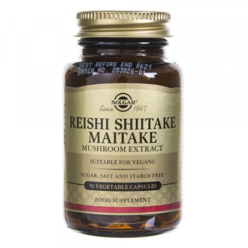 Solgar Reishi Shitake Maitake ekstrakt z grzybów ( 50 kap)
