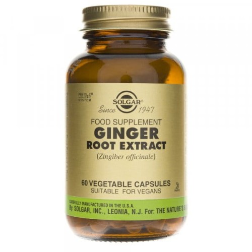 Solgar Imbir Lekarski ekstrakt z kłącza Ginger root  ( 60 kap)