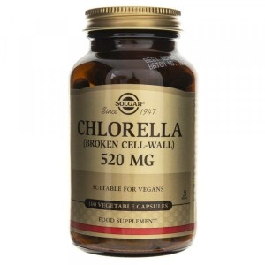 Solgar Chlorella 520 mg  (100 kap)