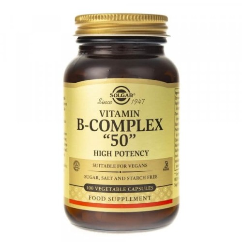 Solgar Witamina B kompleks 50  (100 kap)