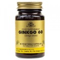 Solgar Ginkgo Biloba (Miłorząb Japoński) 60 mg  (60 kap)