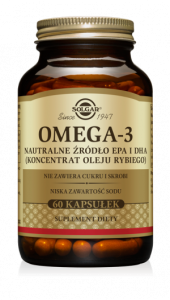 Solgar Omega-3 Naturalne źródło EPA i DHA (60 kap)