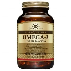 Solgar Omega-3 1764 mg EPA/DHA  potrójna siła (50 kap)