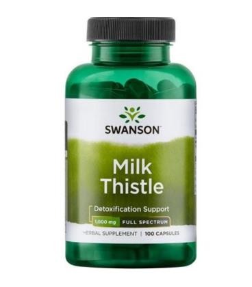 Swanson Full Spectrum Milk Thistle (Ostropest plamisty) 500mg - (100 kap)