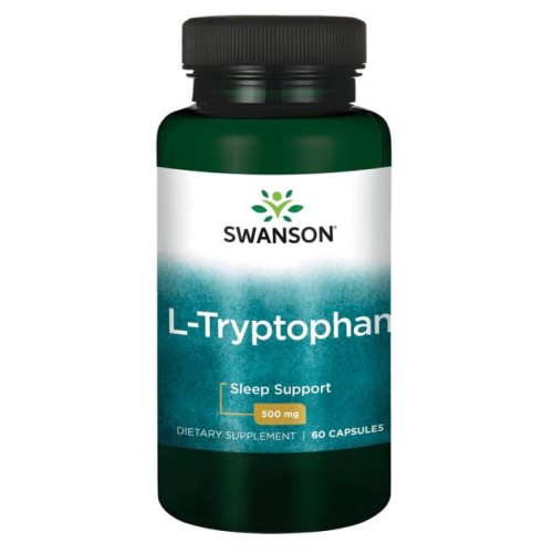 Swanson L-Tryptofan- 500mg - (60 kap)