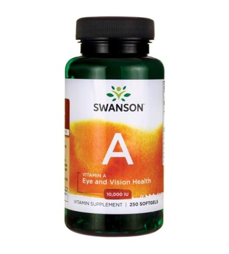 Witamina A - 10000IU - Swanson - (250 kap)