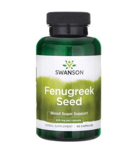 Swanson Fenugreek (kozieradka) 610mg - (90 kap)(