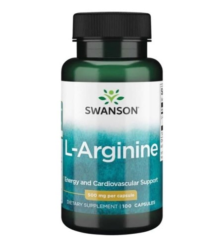 Swanson L-Arginina 500mg - (100 kap)